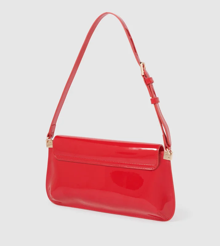 forever new  SHILOH Glossy Shoulder Bag for Women | Best Price UAE